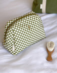 trousse de toilette damier pour bébé milinane