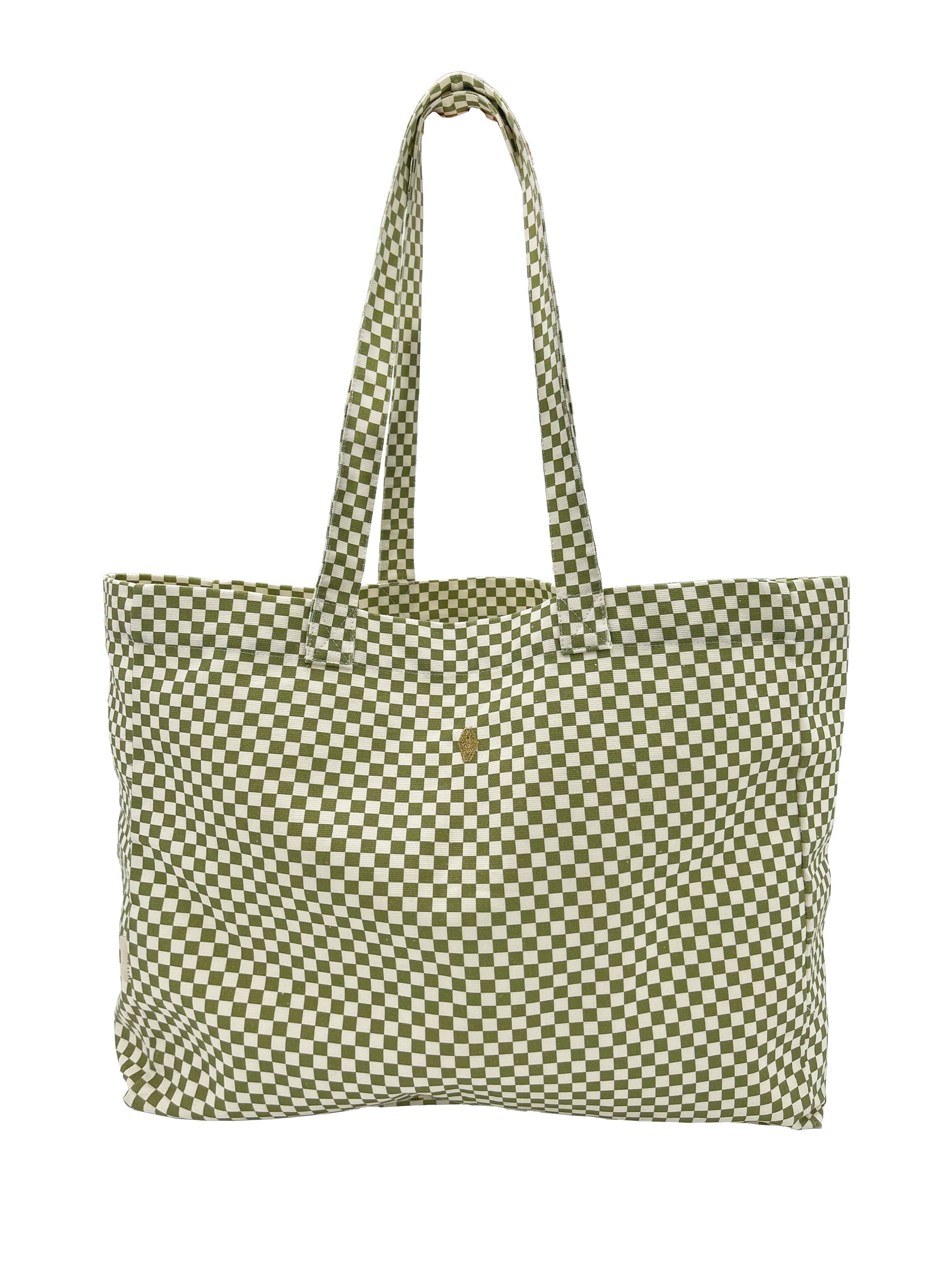 Checkerboard tote bag best sale