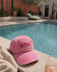 casquette-adulte-femme-rose-piscine-coton-delave-ajustable-rose-milinane