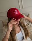 casquette-coton-ciao-belle-colette-femme-adulte-rouge-rose-matchy-matchy-broderie-portee-milinane