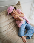 casquette-delavee-dad-cap-colette-enfant-rose-ma-gatee-vert-coton-ajustable-milinane