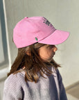 casquette-pour-enfant-1-2-3-soleil-rose-en-twill-delave-milinane