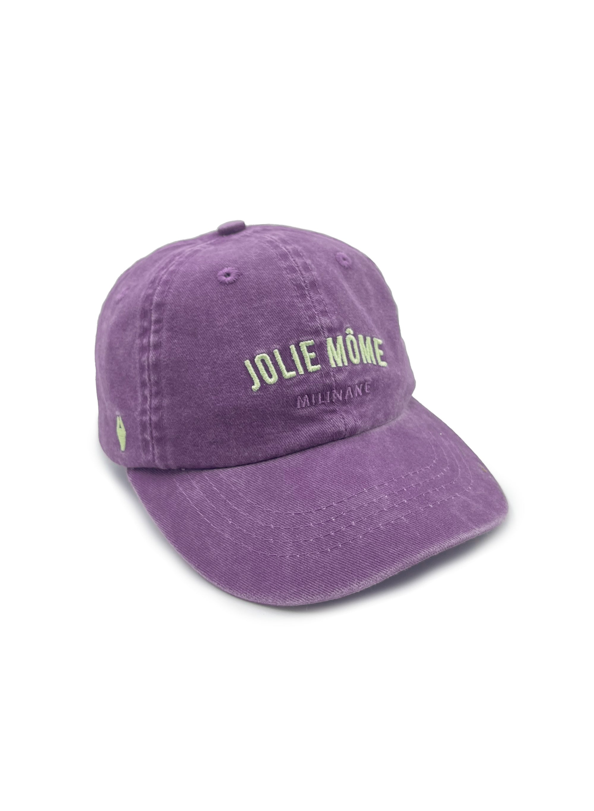 casquette-pour-enfant-jolie-mome-violette-twill-milinane