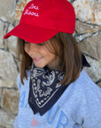 casquette-rouge-pour-enfant-milinane-en-coton-texte-zou-bisou