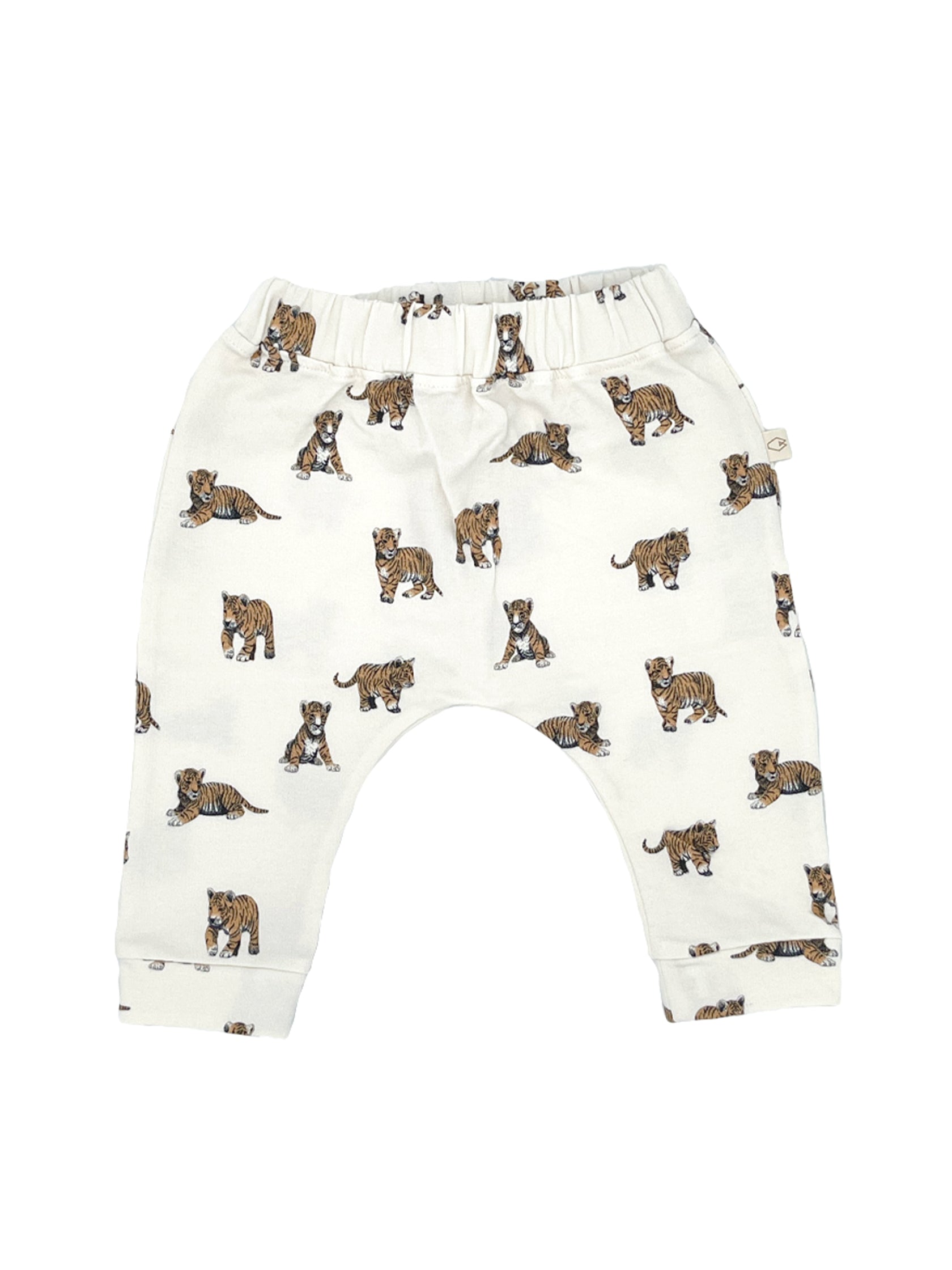 pantalon jogger tigre en coton pour bébé