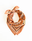 petit-foulard-bandana-couleur-peche-pour-enfant-et-adulte-block-print-milinane