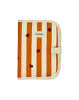 protege-carnet-de-sante-edgar-bebe-puericulture-naissance-cadeau-rayures-coeurs-orange-marron-bordeaux-caramel-milinane