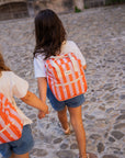 sac-a-dos-pour-maternelle-rayure-orange-et-rose-petit-coeur-milinane