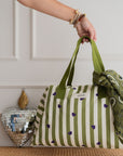 sac-a-langer-joseph-maternite-bebe-stripe-and-love-rayures-coeur-vert-violet-maman-ambiance-front-milinane