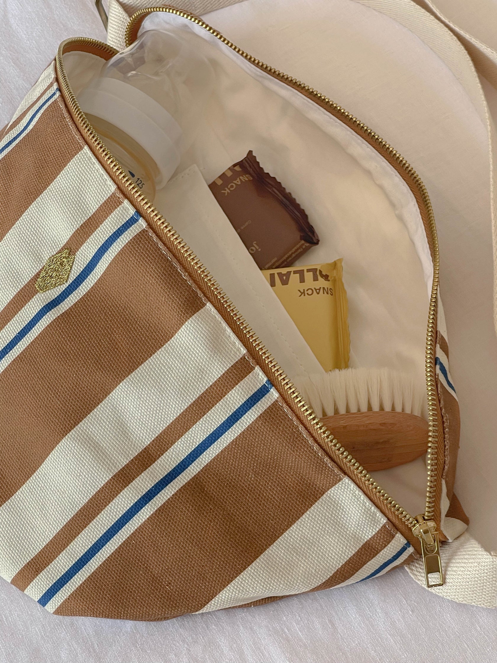sac banane à langer rayure milinane