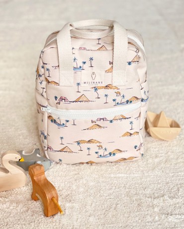Tiger diaper bag - 100% Oeko-tex certified cotton - Milinane