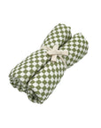 lot de langes damier en coton pour bébé