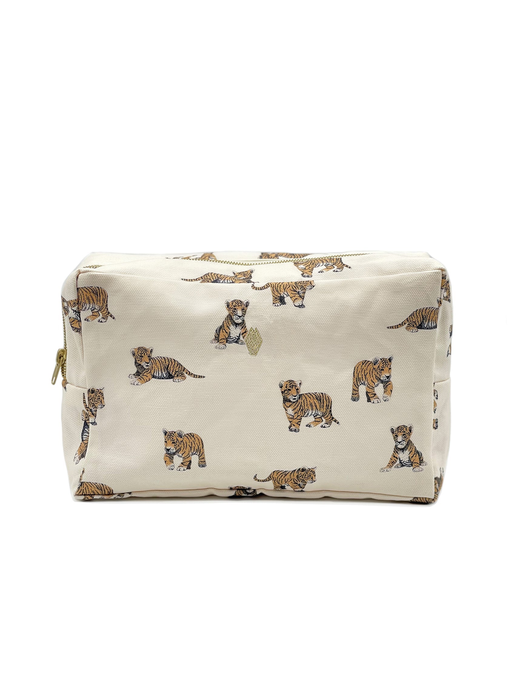 grande trousse de toilette tigre pour bébé milinane