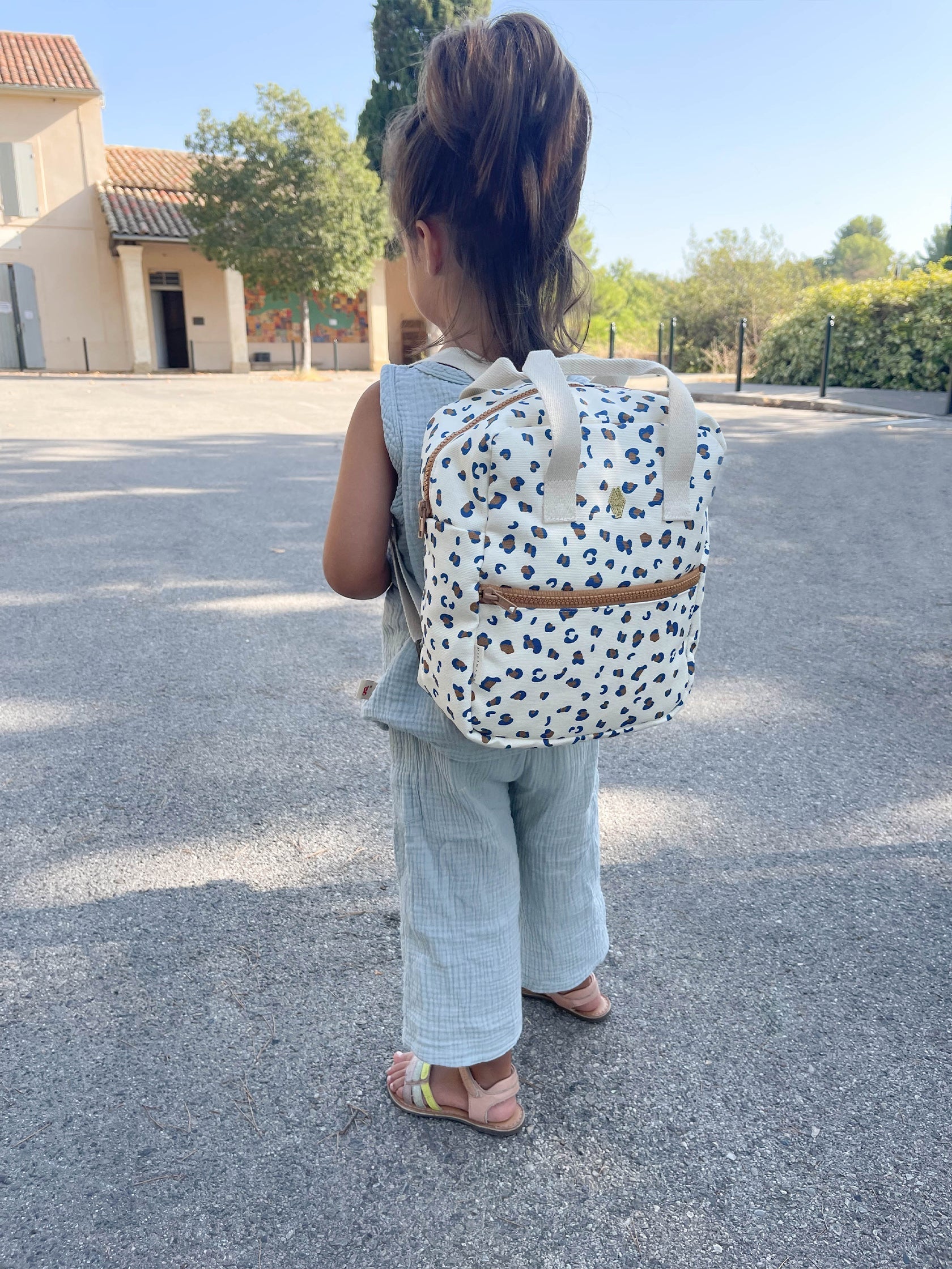 sac à dos bébé léopard milinane