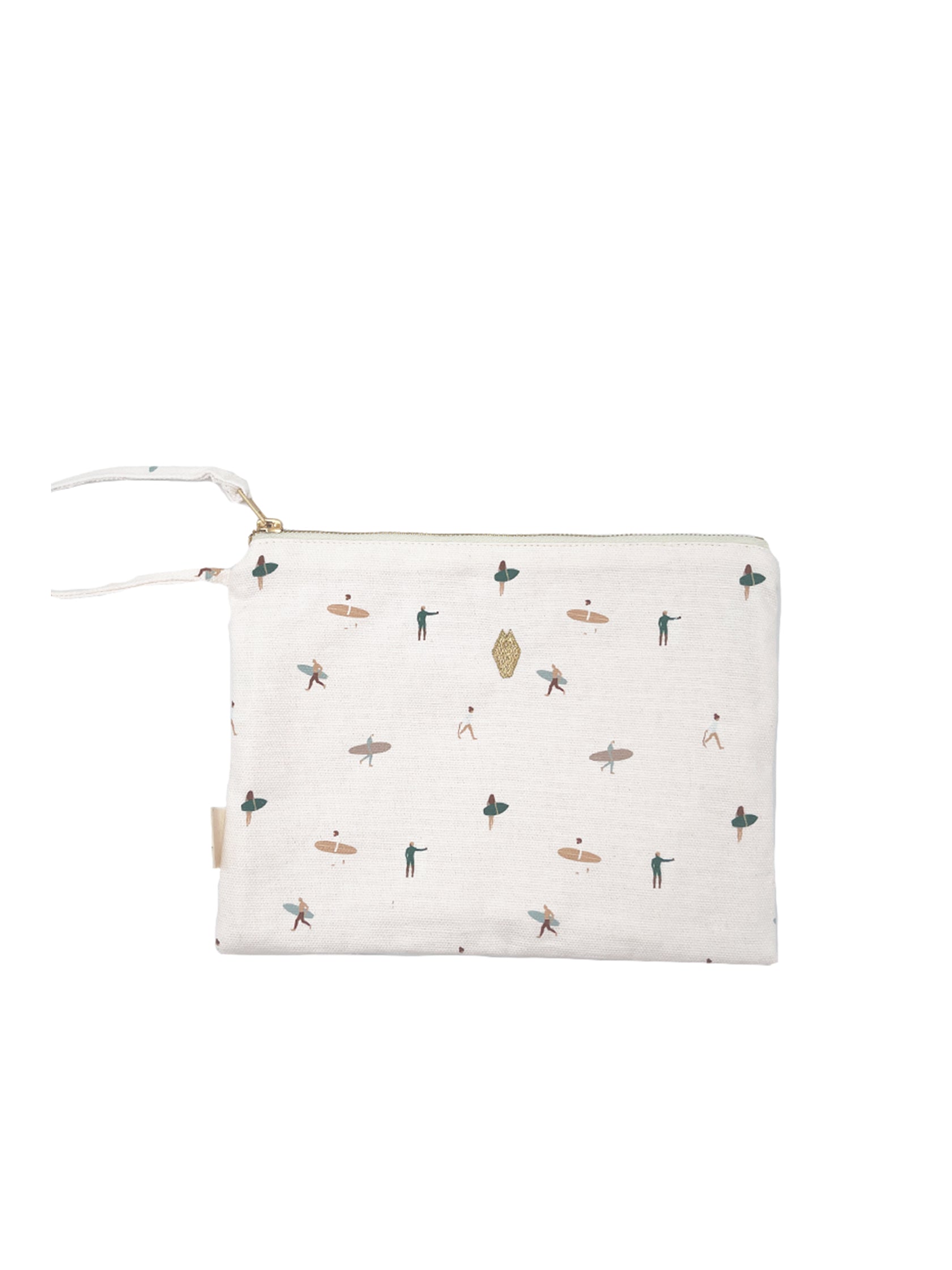 pochette  en tissu coton surf milinane