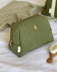 trousse de toilette kaki olive milinane