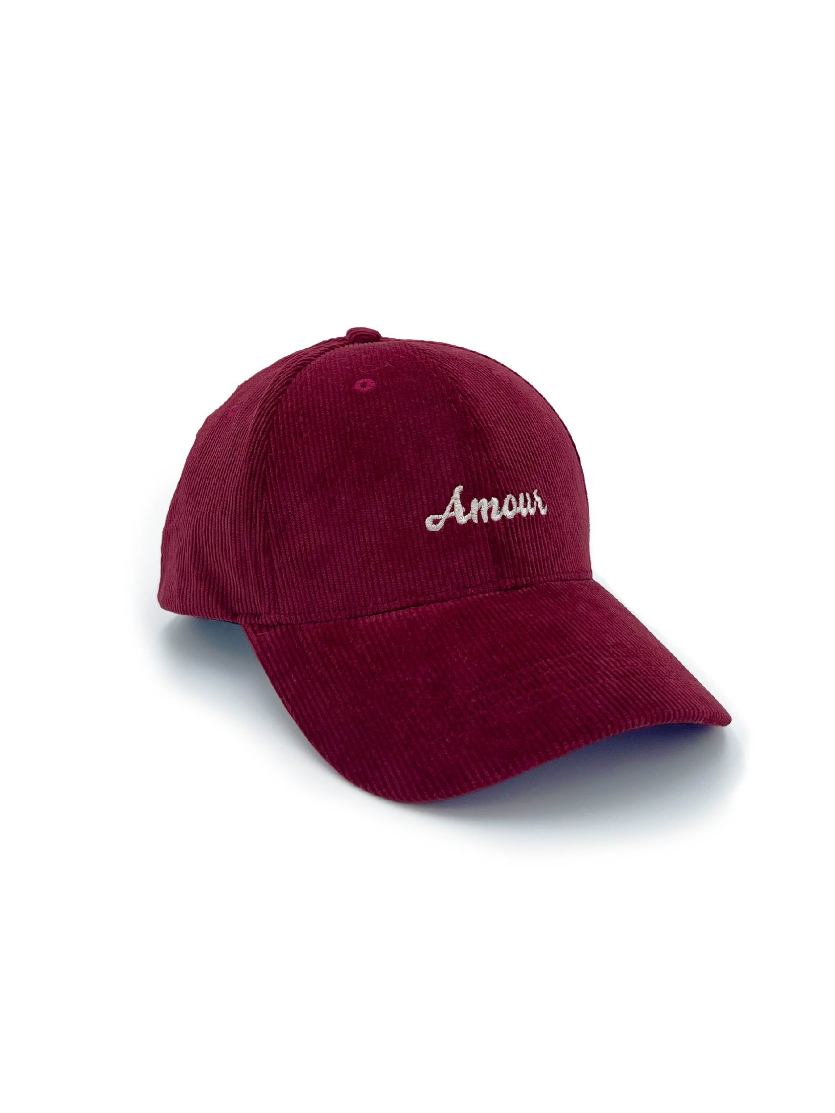 casquette Amour rouge en velours pour femme de la marque milinane