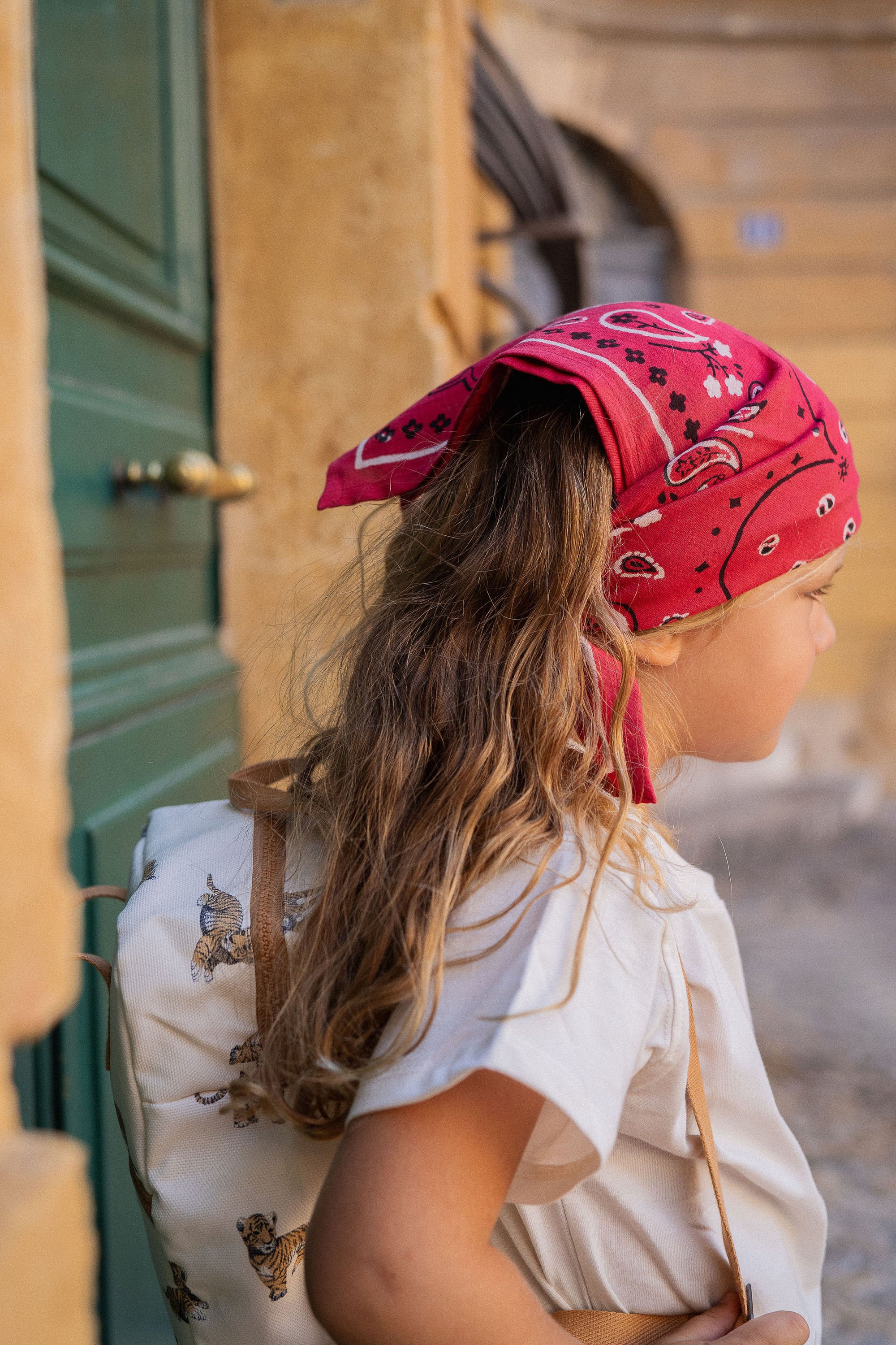 bandana-rouge-pour-enfant-et-femme-look-matchy-matchy-milinane