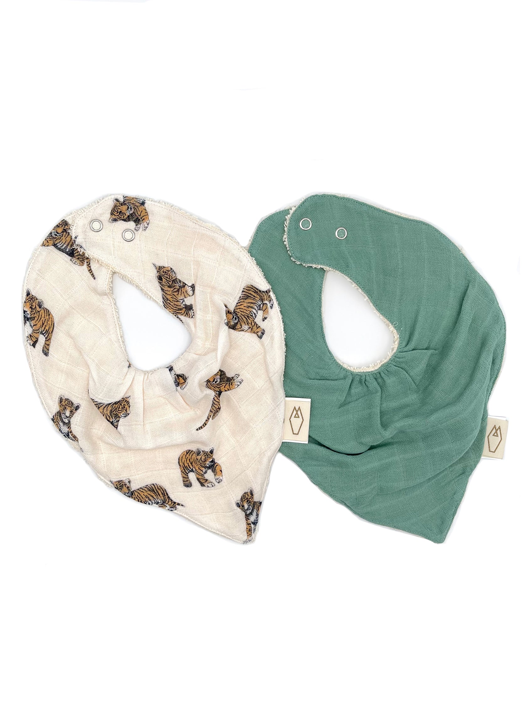 bavoir bandana pour bébé motif tigre