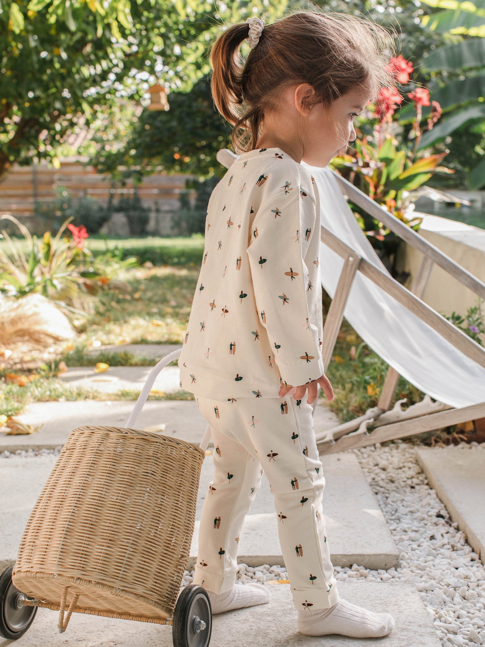 pantalon jogger surf en coton pour bébé milinane