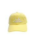 casquette-face-adulte-enfant-ajustable-jaune-ete-hello-summer-milinane