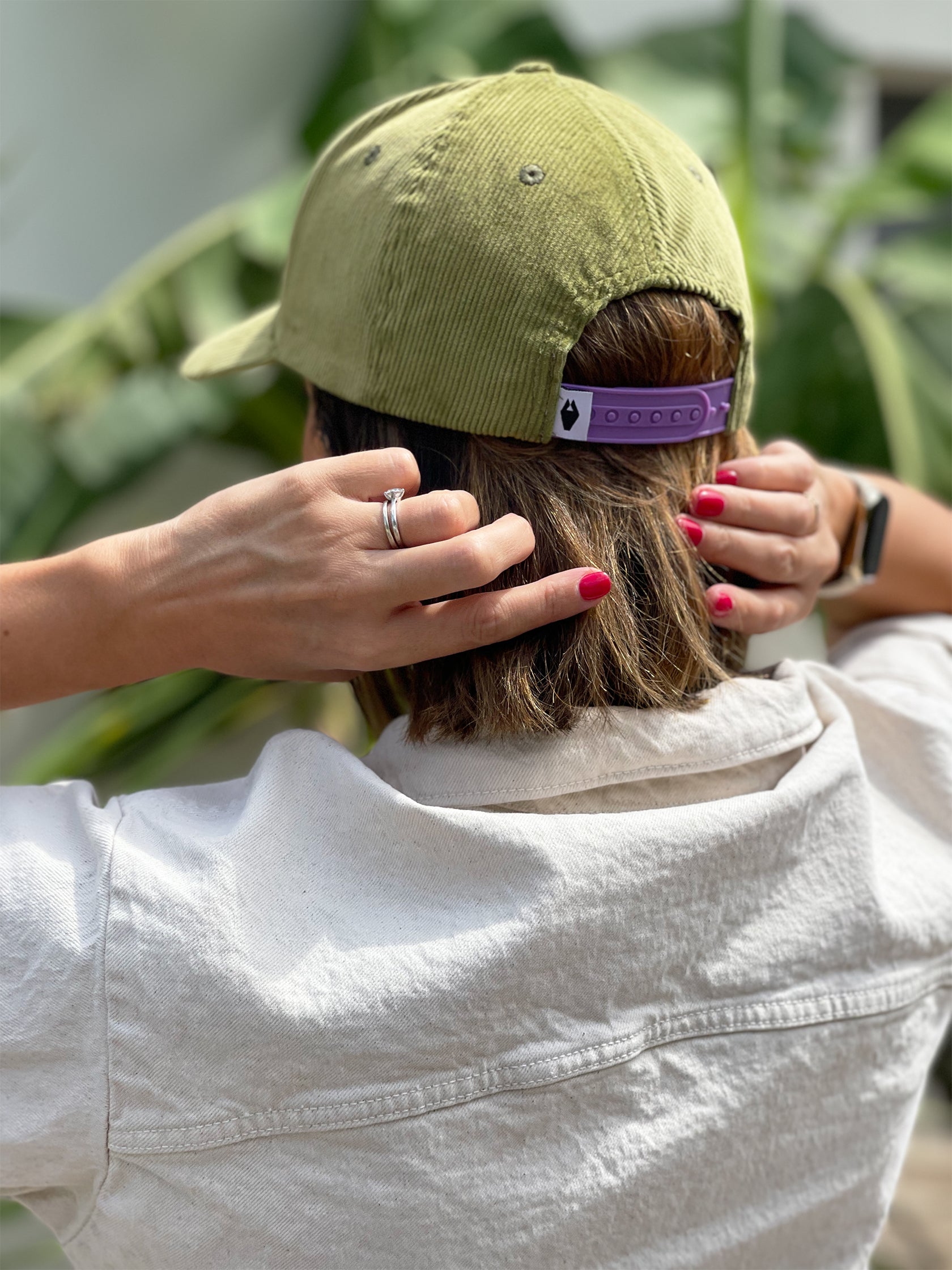 casquette d'hiver en velours pour femme