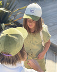 casquette matchy mère fille en velours pour l'hiver milinane