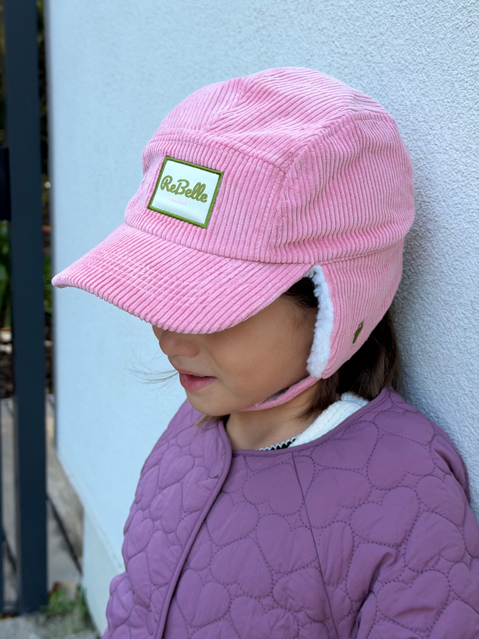 chapka-erika-enfant-bebe-rose-brebelle-rose-velours-sherpa-doux-chaud-hiver-porte-milinane