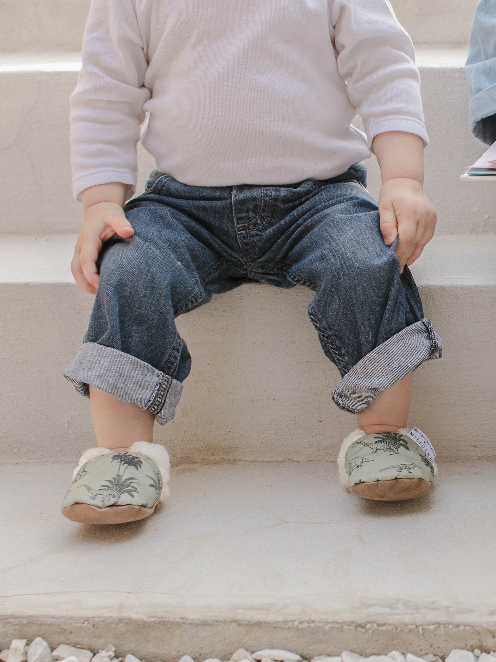 chaussons dinosaure pour bébé milinane