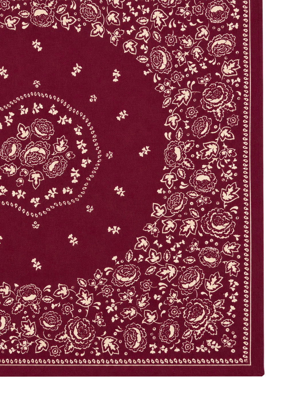 foulard-enfant-femme-bandana-flower-bordeaux-fleuri-coton-55x55-accessoire-cheveux-milinane