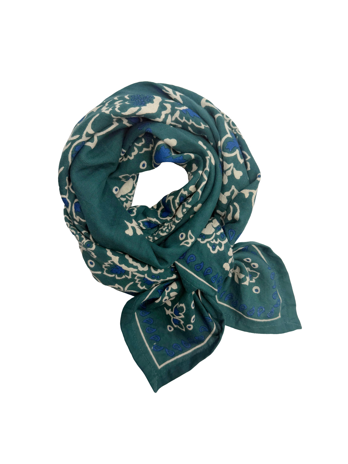 grand-foulard-femme-bandana-fleuri-bleu-vert-coton-100x100-accessoire-mode-milinane