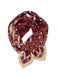 grand-petit-foulard-peche-brique-bleu-marine-leopard-fleurs-dessus-milinane