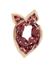 grand-petit-foulard-peche-brique-bleu-marine-leopard-fleurs-plie-milinane