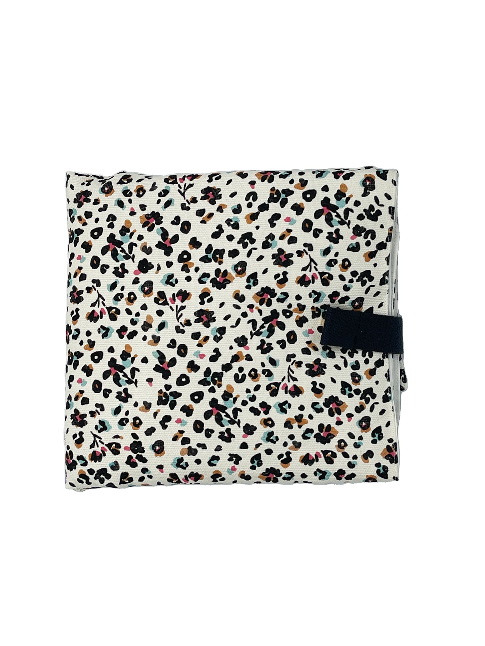 Leopard print travel changing mat - 100% cotton - Milinane