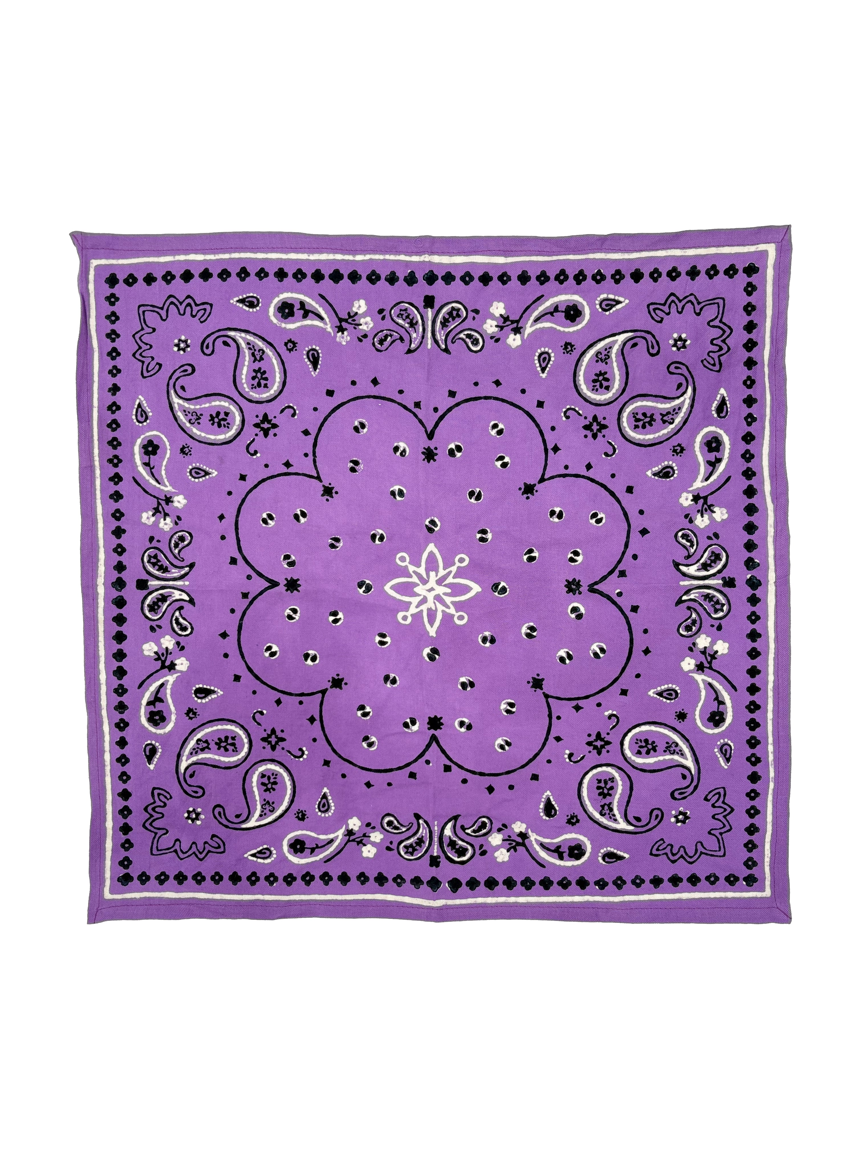Small Purple Bandana scarf - OSCAR - Milinane
