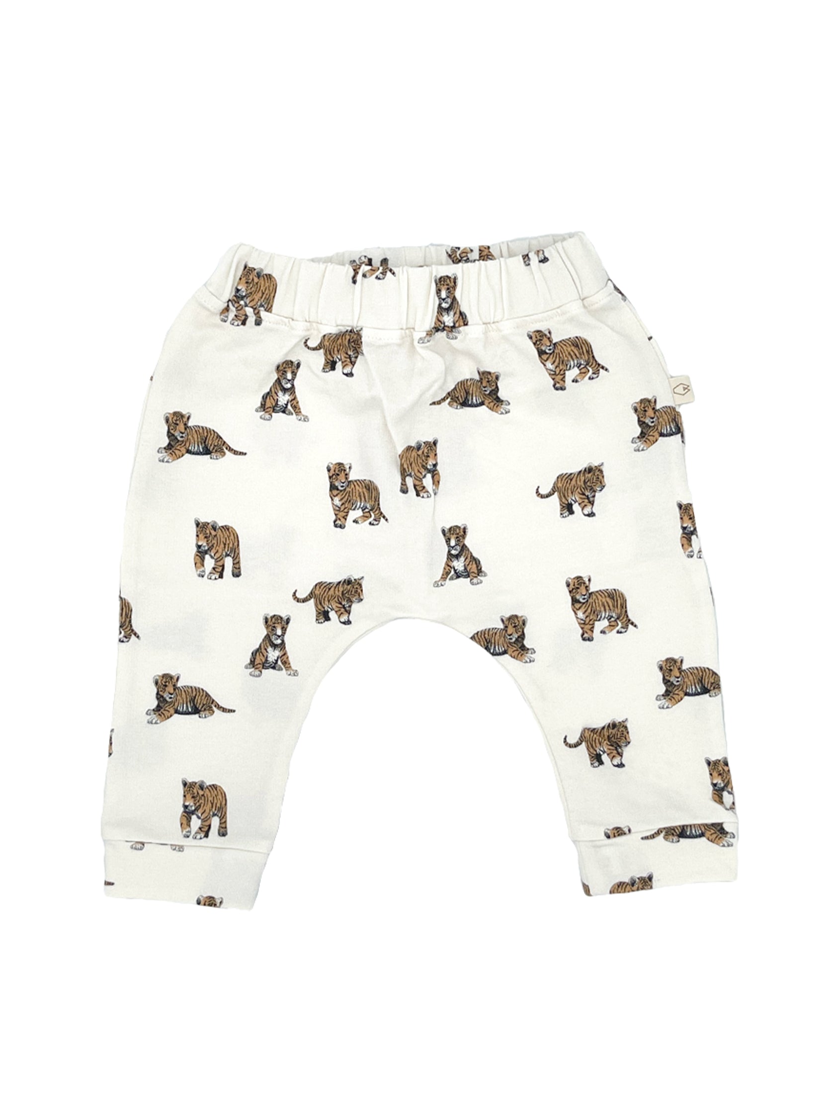 pantalon jogger tigre en coton pour bébé