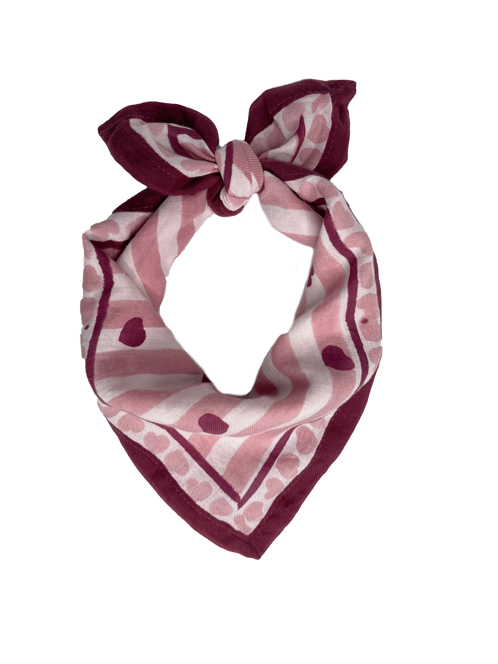 petit-foulard-candy-cane-rayures-rose-blanc-enfant-milinane