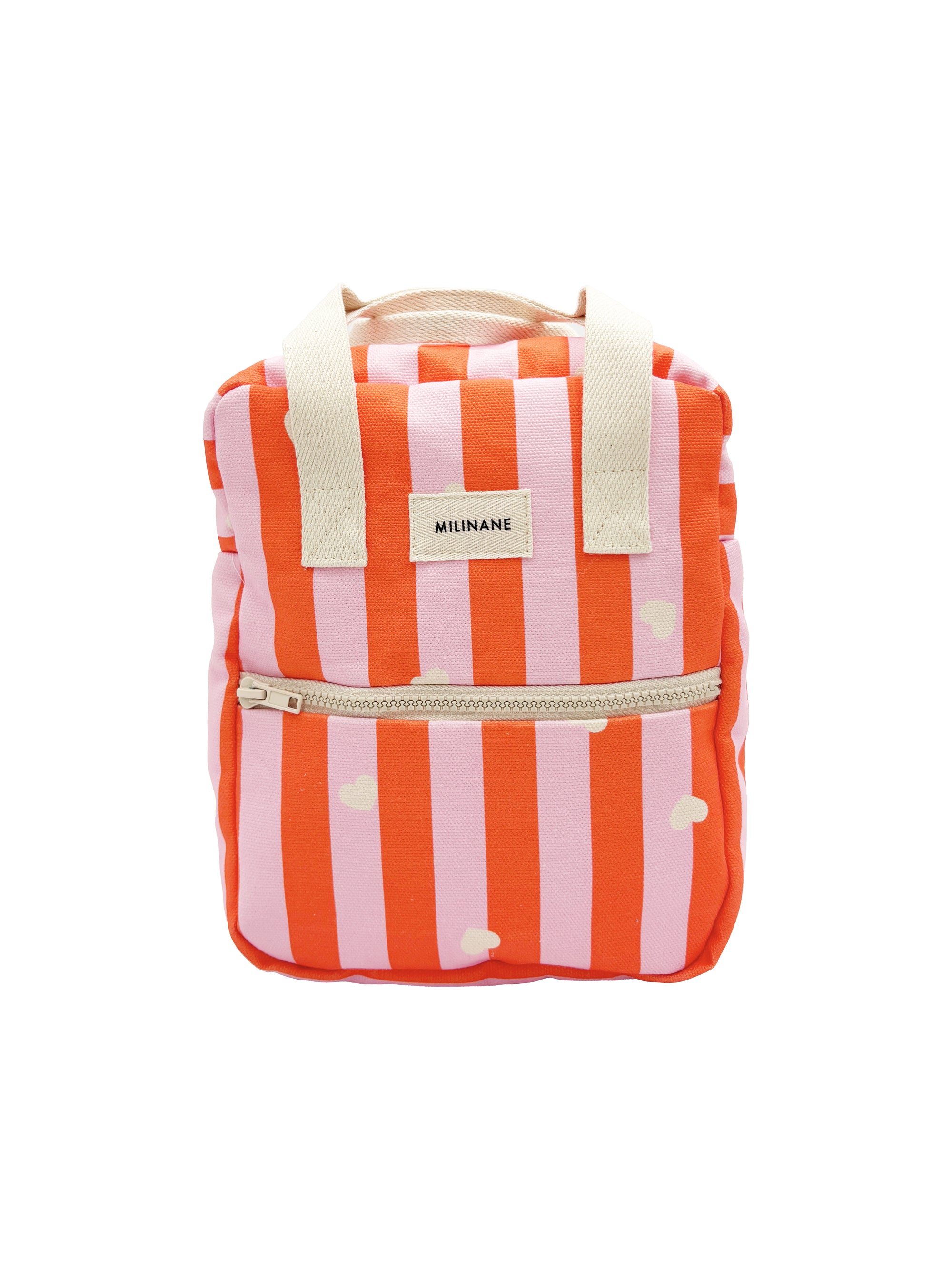 petit-sac-a-dos-ecole-maternelle-creche-bebe-enfant-noe-rayures-coeurs-orange-rose-milinane