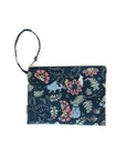 pochette  en tissu coton florale milinane