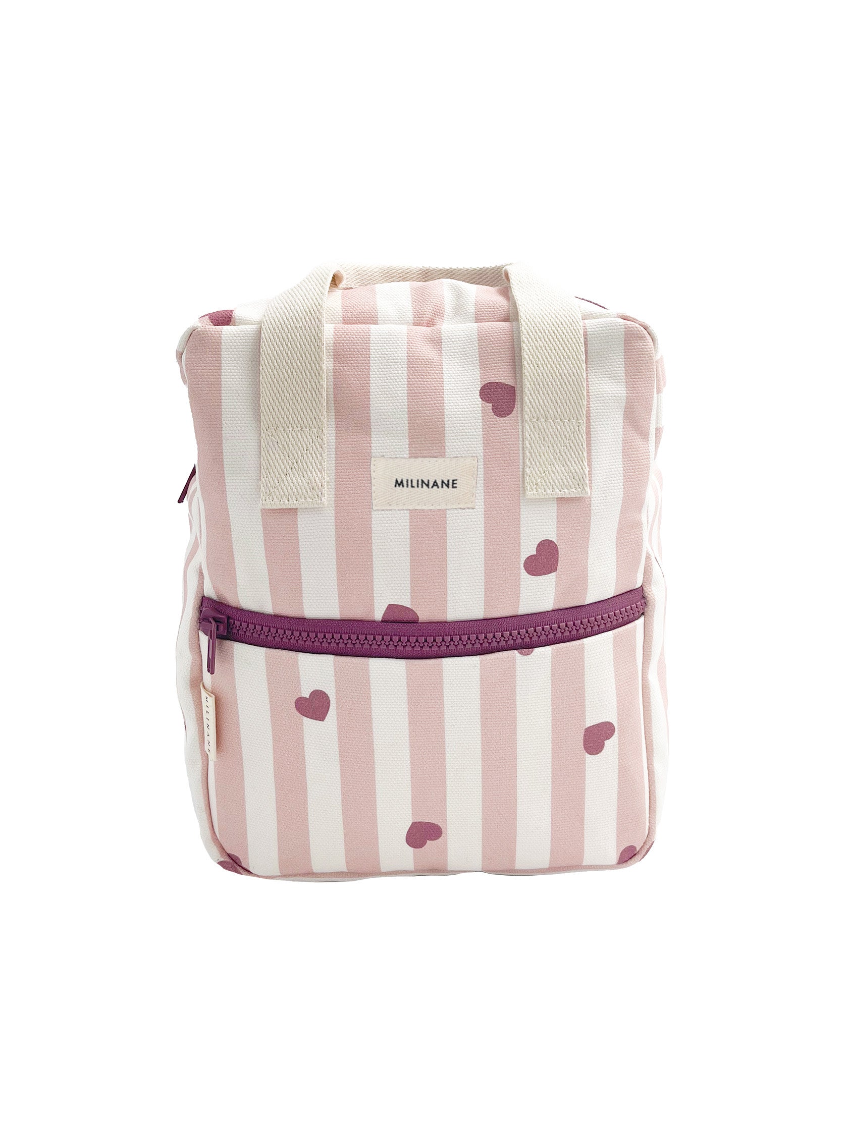 sac-a-dos-maternelle-rayure-coeur-rose-blanc-coeur-milinane