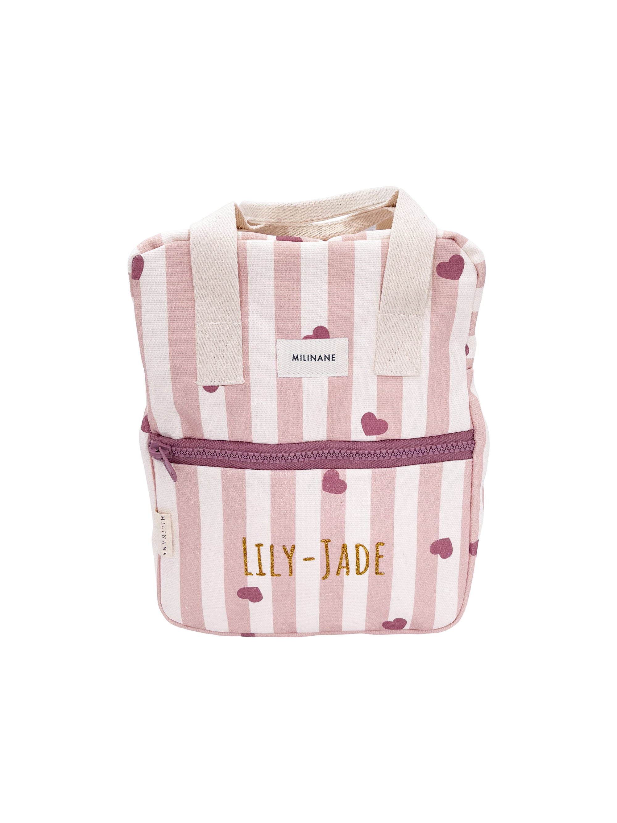 sac-a-dos-personnalise-pour-enfant-rayure-coeur-rose-milinane