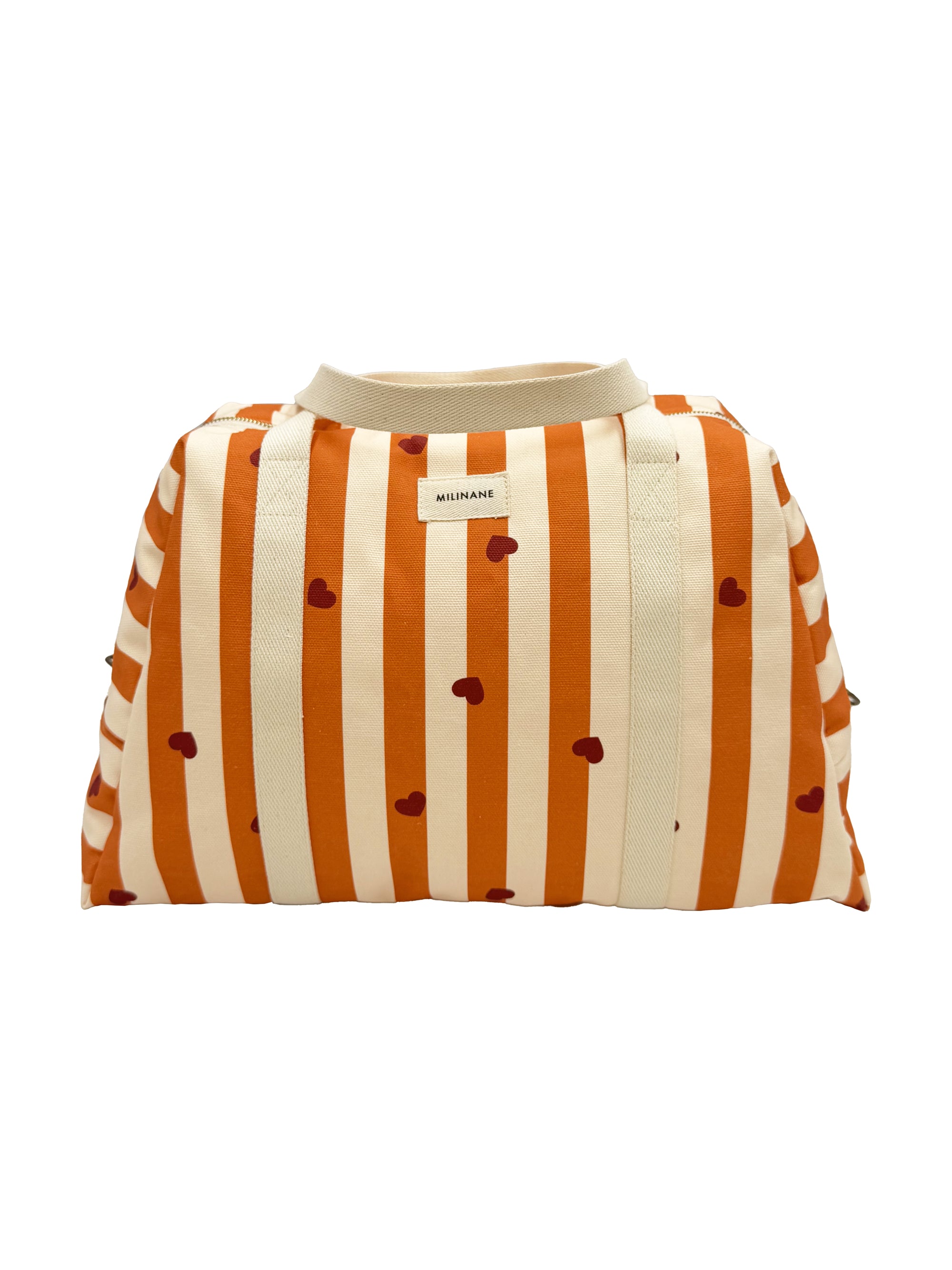 sac-a-langer-joseph-maternite-puericulture-maman-femme-bebe-rayures-coeurs-marron-orange-bordeaux-caramel-milinane