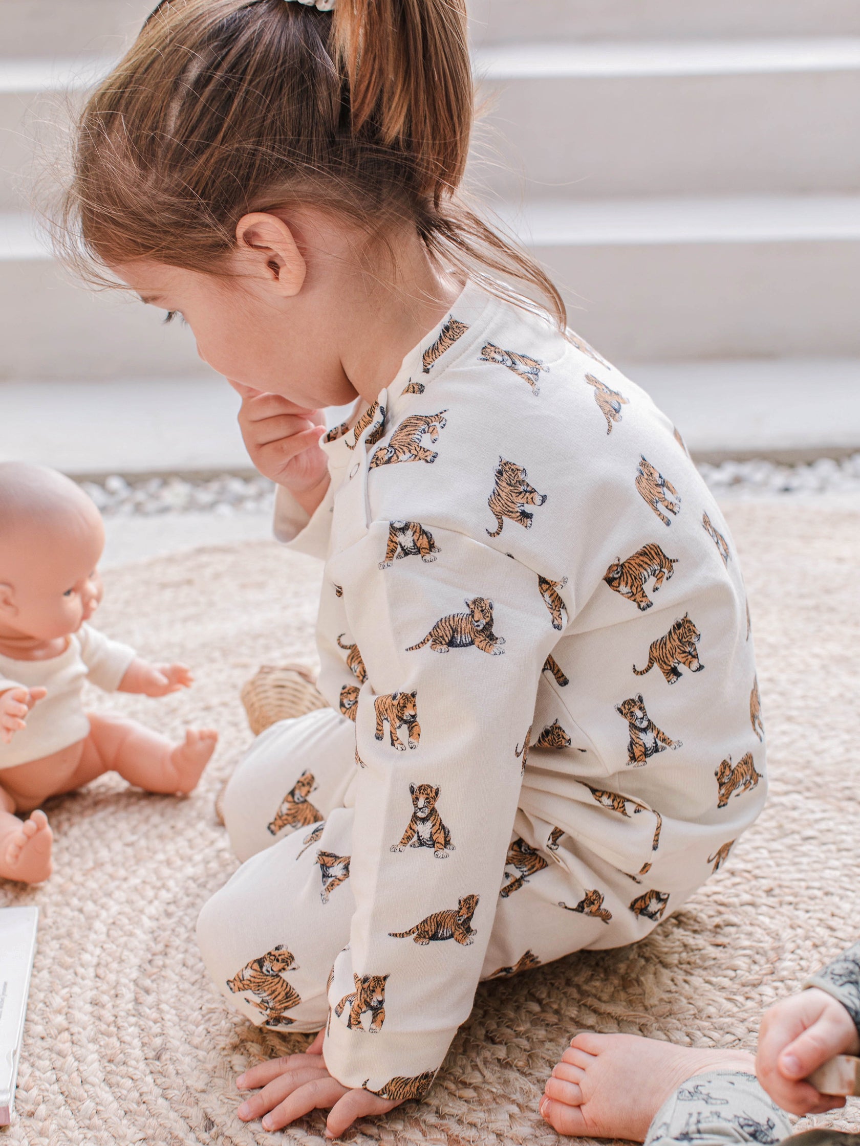 sweat tigre en coton pour bébé milinane