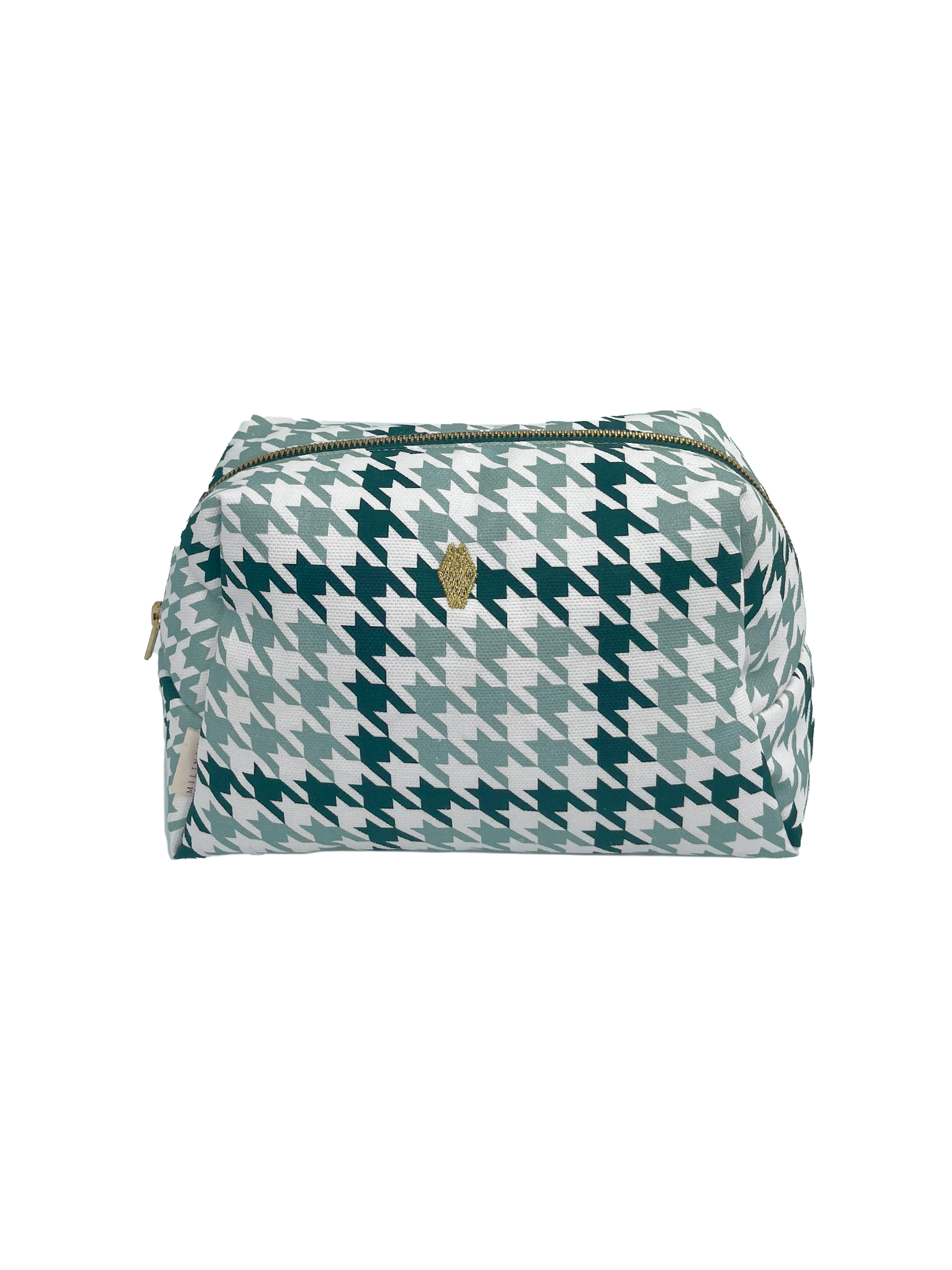 trousse-de-toilette-jade-bebe-maman-cocotte-celadon-pied-de-poule-vert-bleu-blanc-milinane